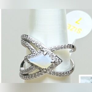 BOMB PARTY OG MOONSTONE RING! size 7